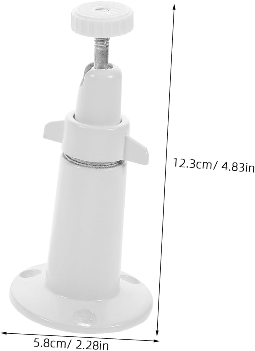 2pcs Camera Bracket Security Camera Mounting Bracket Security Mounting Bracket Indoor Camera Mount Camera Wall Mount Indoor Security Mount Indoor Wall Mount Aluminum Alloy White - Image 3