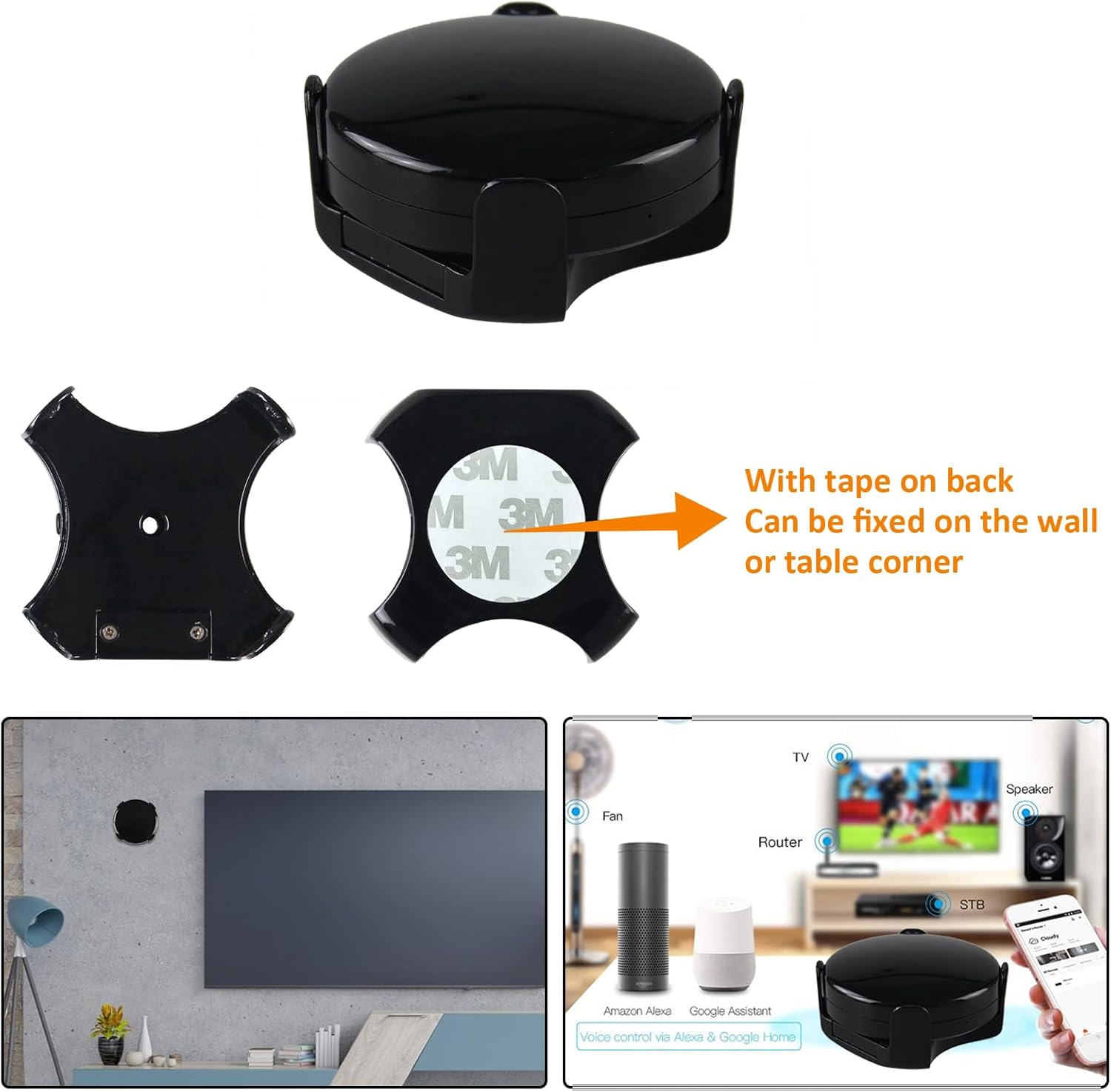 IR Remote Control Universal-Hub with Temperature Humidity Sensor,Upgraded Smart Home Automation WiFi Infrared Blaster for TV Air Conditioner STB Audio,Compatible with Alexa,Google Home - Image 6