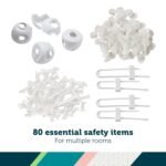 Safety 1st Home Safeguarding and Childproofing Set (80 Pcs), White - Image 3