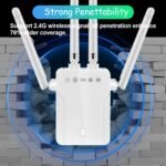 WiFi Extender Signal Booster Internet Repeater Long Range Covers Up - Image 5