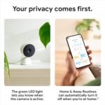 Google indoor Nest Security Cam 1080p (Wired) - 2nd Generation - Snow - Image 5
