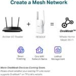 TP-Link RE505X WiFi Extender Internet Booster,OneMesh Compatible (Renewed) - Image 4