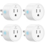 EIGHTREE Matter Smart Plug 𝗛𝗼𝗺𝗲𝗸𝗶𝘁 𝗦𝘂𝗽𝗽𝗼𝗿𝘁𝗲𝗱 𝗛𝘂𝗯 𝗥𝗲𝗾𝘂𝗶𝗿𝗲𝗱, Smart Plugs That Compatible with Alexa & Google Home, WiFi Plug w/Remote Control, Timer & Schedule 2.4GHz Wi-Fi - Image 2