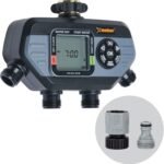 Melnor 65141AMZ 4 Zone Digital Water Timer, Grey, Black - Image 2