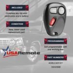 Keyless Entry Remote Key Fob - 3 Button - Image 4