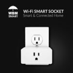 WBM Smart WiFi Socket, Voice and App Control Plug, White - Image 3