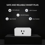 WBM Smart WiFi Socket, Voice and App Control Plug, White - Image 4