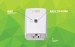 WiOn 50050 Indoor WiFi Plug With 1 Grounded Outlet; White - Image 4