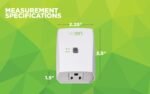 WiOn 50050 Indoor WiFi Plug With 1 Grounded Outlet; White - Image 8
