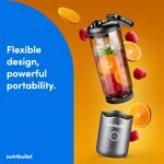 nutribullet Flex Portable Blender NBPB50200, Gunmetal Gray - Image 3