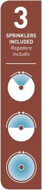 Orbit 58092N Port-A-Rain Hose Watering Sprinkler System, Green - Image 6