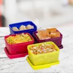 Tupperware Square Refrigerator Container Keep Tab 500ml 4pc - Image 4