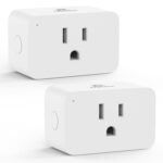 EIGHTREE Zigbee Smart Plug 𝟭𝟱𝑨, Energy Monitoring, 𝗭𝗶𝗴𝗯𝗲𝗲 𝗛𝘂𝗯 Required, Zigbee Repeater, ETL Certified, Smart Plugs That Compatible with Alexa & Home Assistant & SmartThings, 2 Packs - Image 2