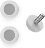 KeyCatch Magnetic Key Holder, Screw-In, White (Pack of 3) - Image 2