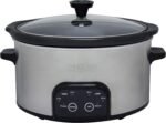 NESCO DSC-6-25, Digital Slow Cooker, 6 Quart, Silver - Image 2